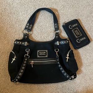 killstar double crossed bag & wallet bundle